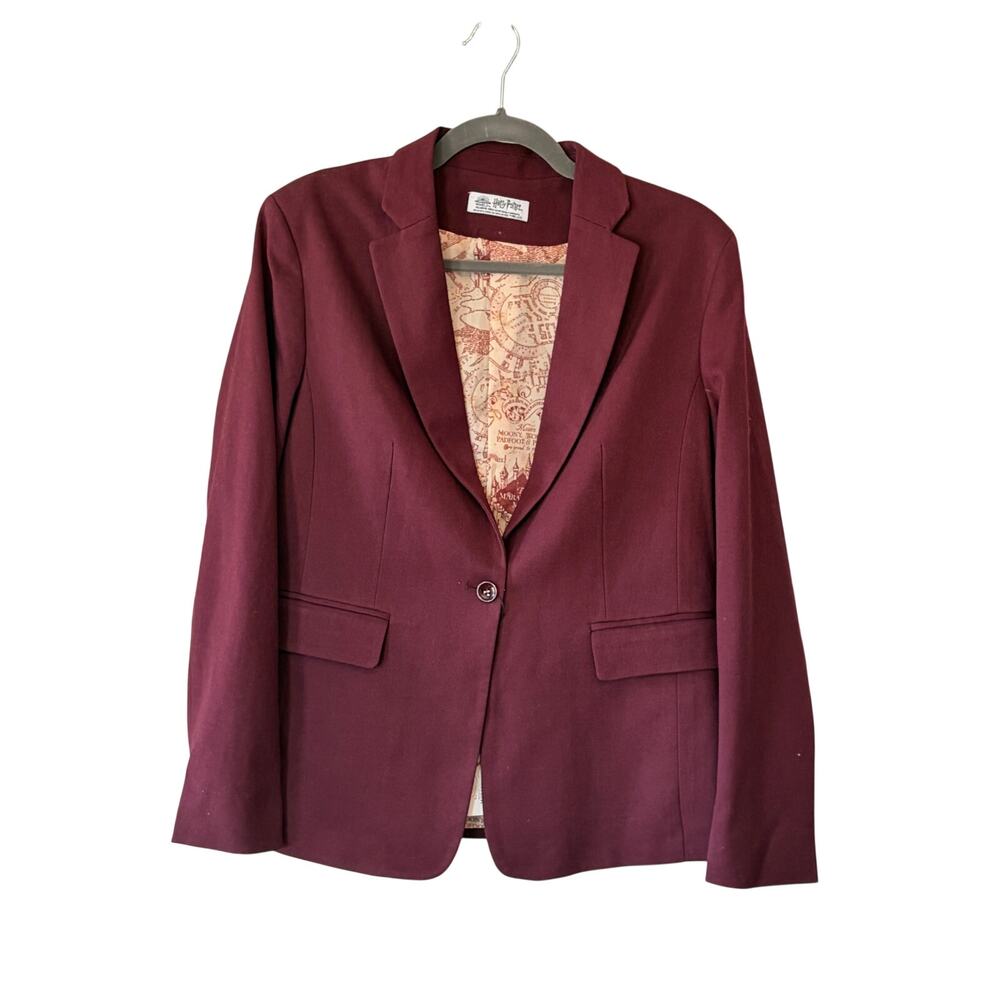 Women's Burgundy Blazer - Harry Potter - Picture 2 of 9